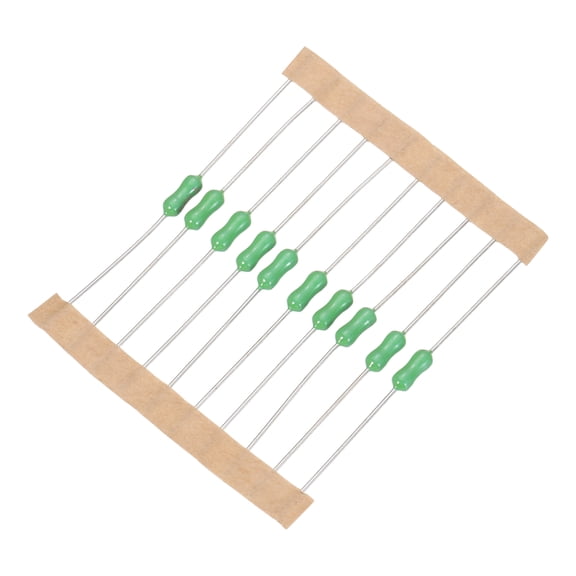 Uxcell 10pcs Resistance Fuse, 250V 0.1A Link Fast Blow Leaded Resistance Fuse for Telecom Communication Electronics Lighting, Green