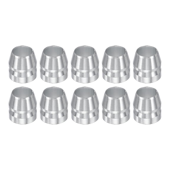 Uxcell 10pcs Round Axe Handle Wedge 18mm Bright Safety Metal Handle Wedges Hammer for Axe Claw Hammer Sledge, Silver
