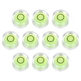 thumbnail image 1 of Uxcell 10pcs Round Bubble Level 12x6mm - Mini Circular Bullseye Spirit Levels Measuring Layout Tools for Leveling Camera/Tripod/Telescope/Workshop/Turntable/Pictures Frame, Green, 1 of 7