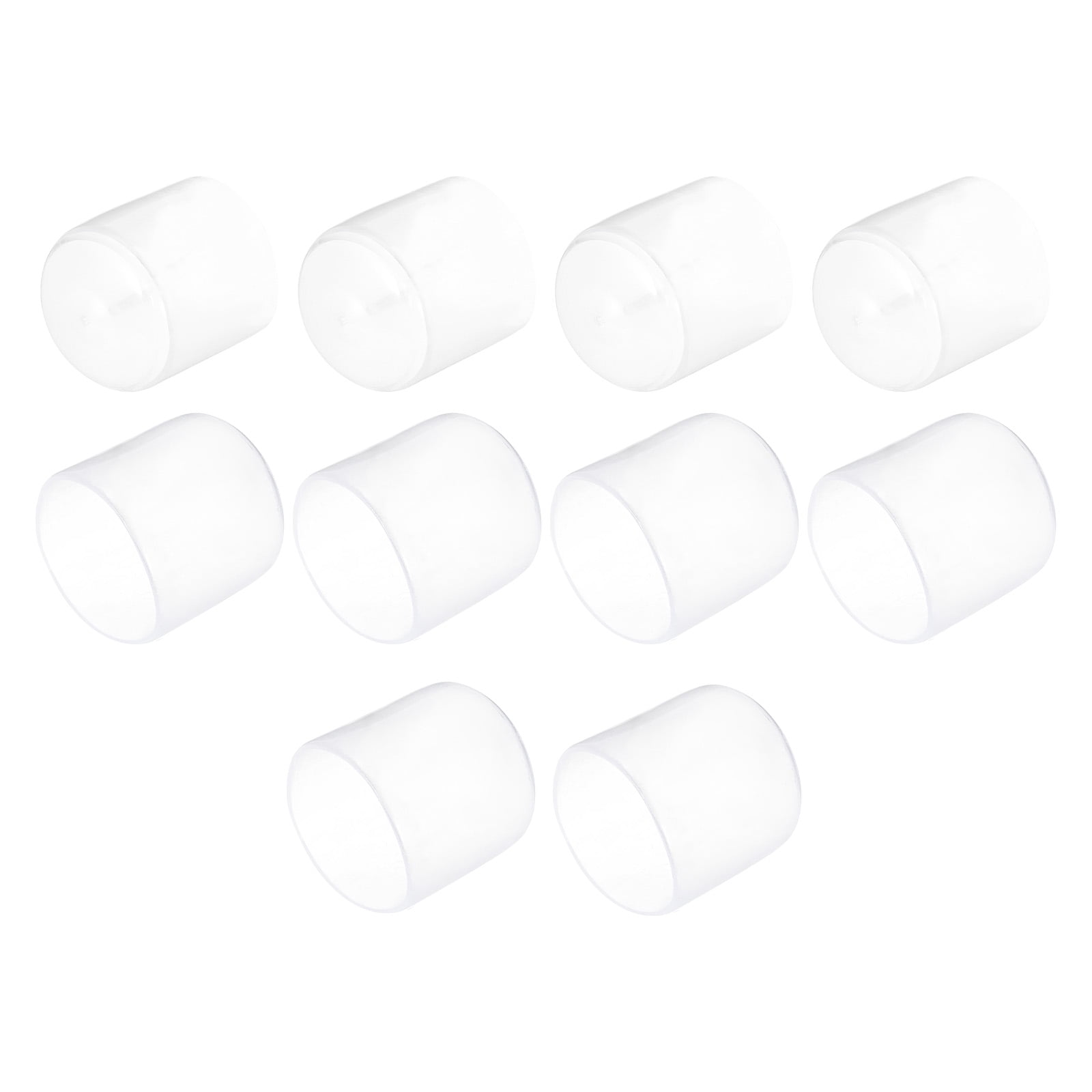 Uxcell 10pcs Rubber End Caps 29mm(1.1