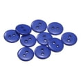 thumbnail image 1 of Uxcell 10Pcs Sewing Button 1/2"(12.5mm) 2 Holes Resin Round Craft Replacement Buttons, Dark Blue, 1 of 5