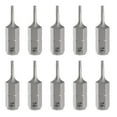 thumbnail image 1 of Uxcell 10pcs T6 Torx Screwdriver Bit 1/4" Hex Shank 25mm/1" Length Magnetic Star 6 Point Head Hex Bits S2 Steel Screw Driver Bit, 1 of 6