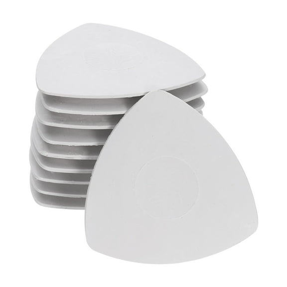 Uxcell 10pcs Tailors Chalk, Triangle Sewing Chalk, Washable Fabric Marker for Sewing Quilting Crafting White