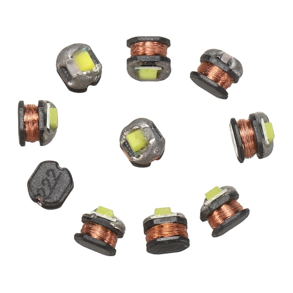 Uxcell 10 PCS Wireless Induction LED Lights, Wireless White LED Light Lamp Inductive for Art Decoration Action Figures Handmade DIY, 3x2.8x3.2mm