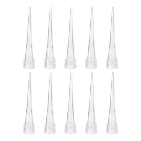 Uxcell 10ul Pipette Tips, 2000 Pcs Plastic Autoclavable for Laboratory, Clear