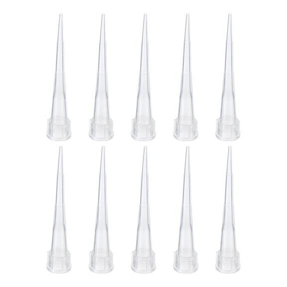 Uxcell 10ul Pipette Tips, 2000 Pcs Plastic Autoclavable for Laboratory, Clear