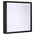 thumbnail image 1 of Uxcell 10x10 Shadow Box Frame Wooden Dried Flower Photo Frame Floating Photo Frame Black, 1 of 6
