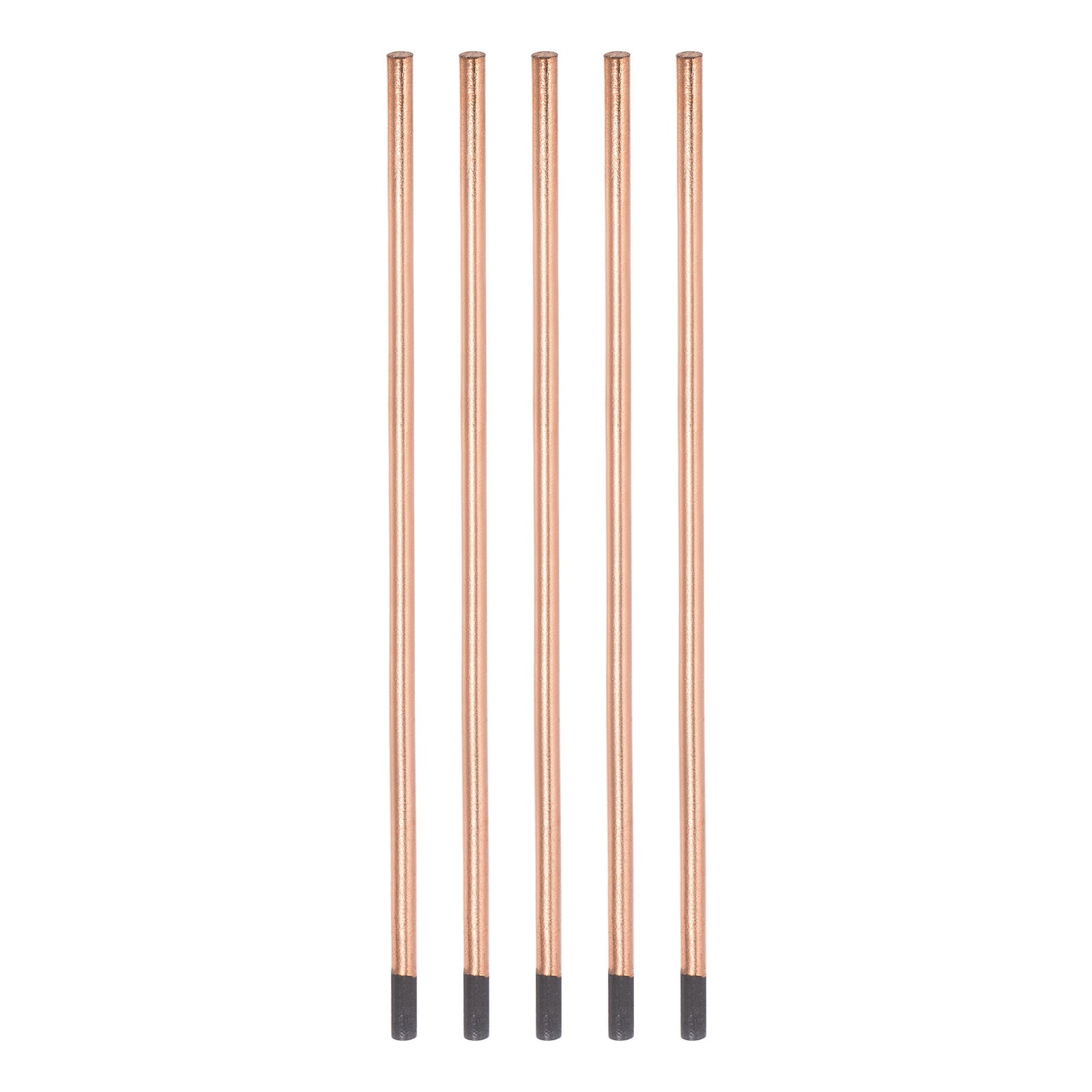 Uxcell 10x355mm Copper Coated Gouging Carbon Gouging Rods Electrodes 5 ...