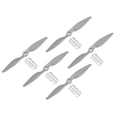 thumbnail image 1 of Uxcell 10x5 Inch RC Propellers 2-Vane Blades Props Gray with Adapter Rings RC Airplane Aircraft Prop Replacement 5Pcs, 1 of 6