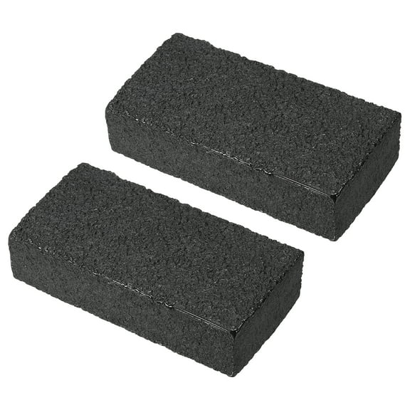 Uxcell 10x5x2.5cm Pickleball Paddle Eraser, Rectangular Rubber Pickleball Racket Dust Remover,Black 2 Pcs