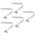 thumbnail image 1 of Uxcell 10x6mm Kayak Paddle Snaps, Hollow Button Single Pin Lock Tube Spring Clips for Tent Pole, 5 Pack, 1 of 6