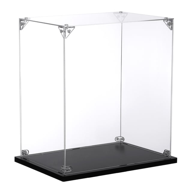 Uxcell 10x6x10.2 inch Acrylic Display Case Assemble Cube Dustproof ...