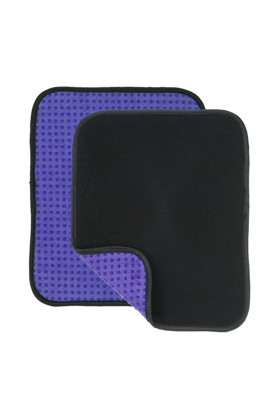 10x8 Inch Bowling Ball Towel, 2 Pack Microfiber Shammy Pad for Cleaning Bowling Ball, Purple