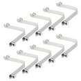 thumbnail image 1 of Uxcell 10x8mm Kayak Paddle Snaps, Hollow Button Double Pins Lock Tube Spring Clips for Tent Pole, 10 Pack, 1 of 6