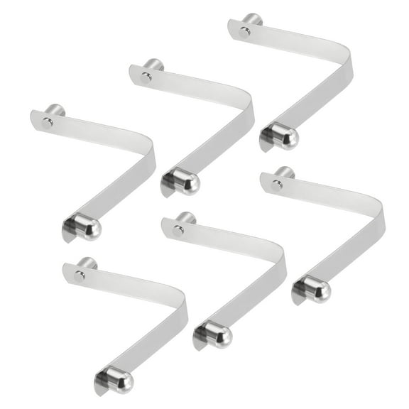 Uxcell 10x8mm Kayak Paddle Snaps, Hollow Button Double Pins Lock Tube Spring Clips for Tent Pole, 6 Pack