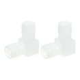 thumbnail image 1 of Uxcell 11/16" 90 Degree Elbow Hose Barb, 2Pack Aquarium Air Valve Connector Tubing for Fish Tank Pond Air Line, 1 of 6