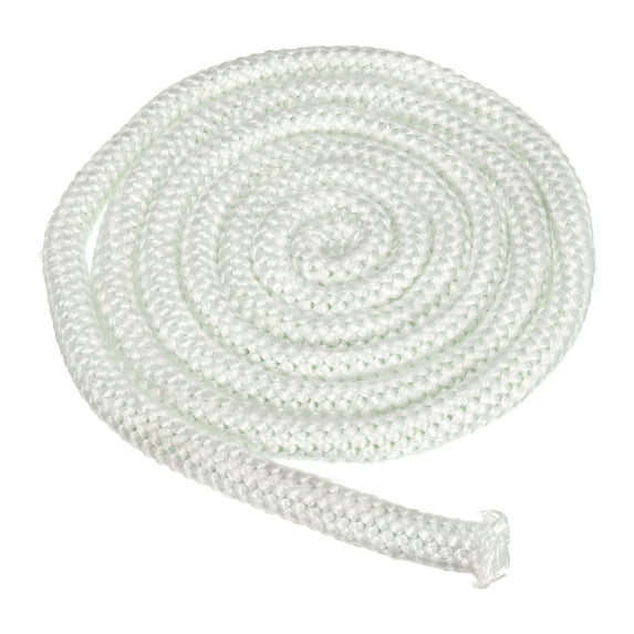Uxcell 11/16"x 118" Wood Stove Gasket, Fiberglass Round High Temperature Resistance Seal Rope Replacement, White