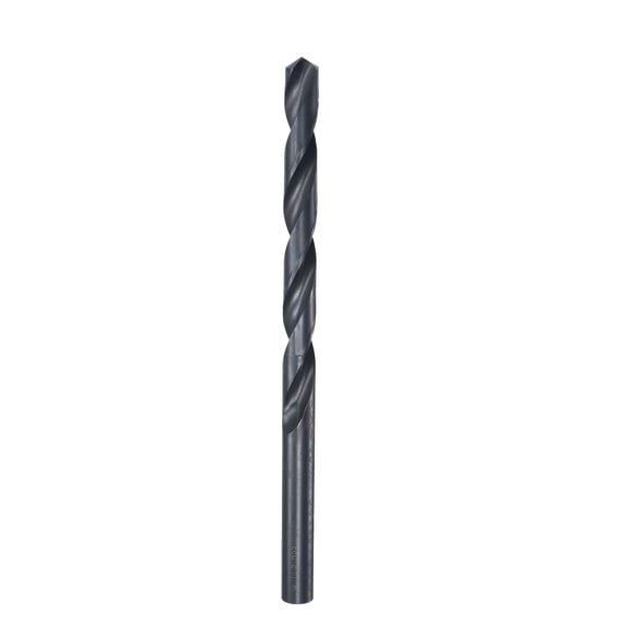 Uxcell 11.5mm High Speed Steel Lengthen Straight Shank Twist Drill Bit Fully Ground Black Oxide