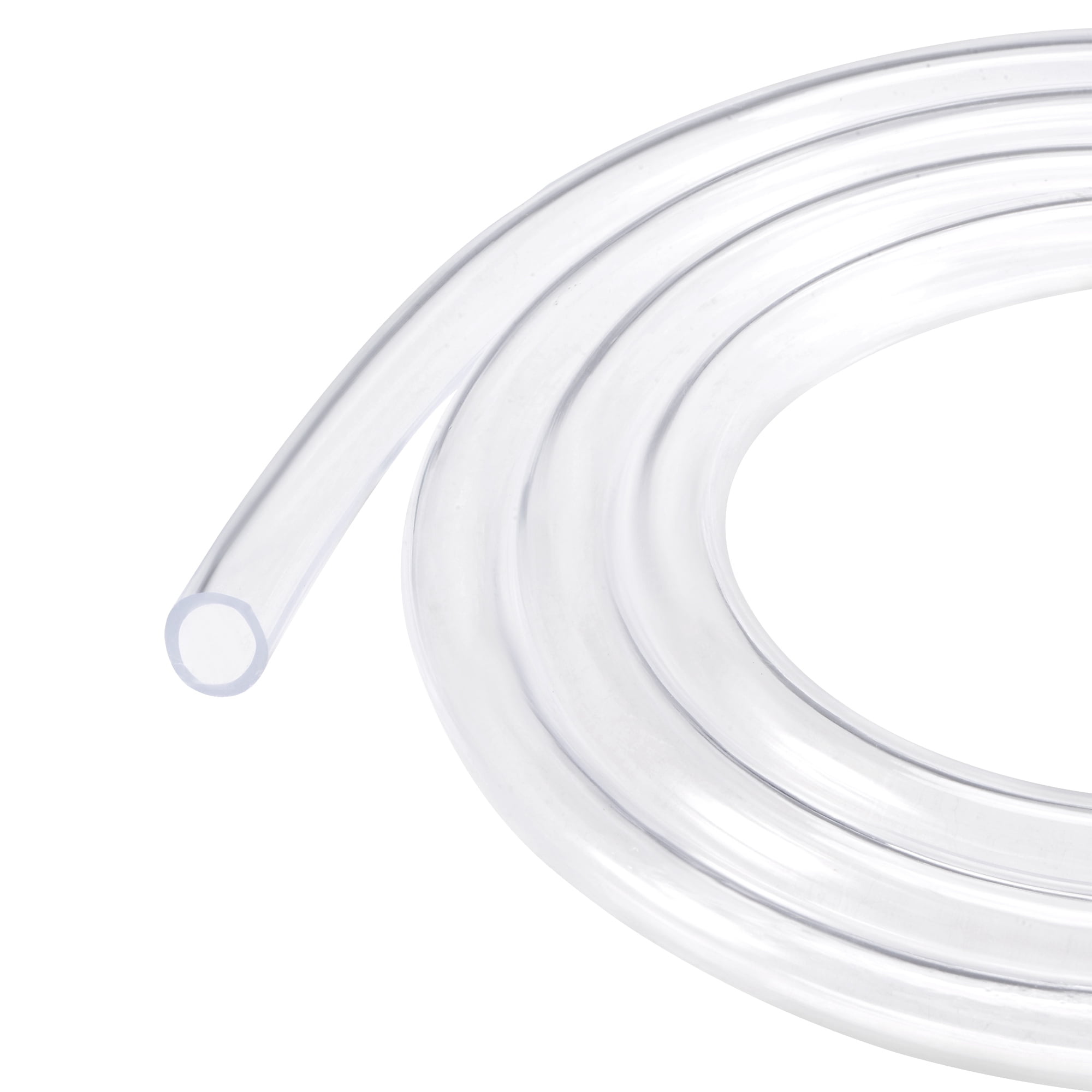 MECCANIXITY Clear PVC Tubing Hose - 8mm ID, 12mm OD, 2 Meter Length - Flexible For Water, Air, Oil Lines - View #3