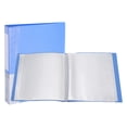 thumbnail image 1 of Uxcell 11.6 x 8.3'' Portfolio Binder, 4 Pcs 60 Pages Presentation Book with Clear Plastic Protector Sleeves, Light Blue, 1 of 6