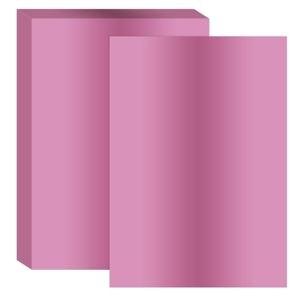 Uxcell 11.7x8.3" Hot Stamping Foil Paper Sheet, 40 Sheets A4 Heat Transfer Hot Stamping Paper Foil for Leather DIY Logo Decor Craft Gift Package Scrapbook Card, Light Purple