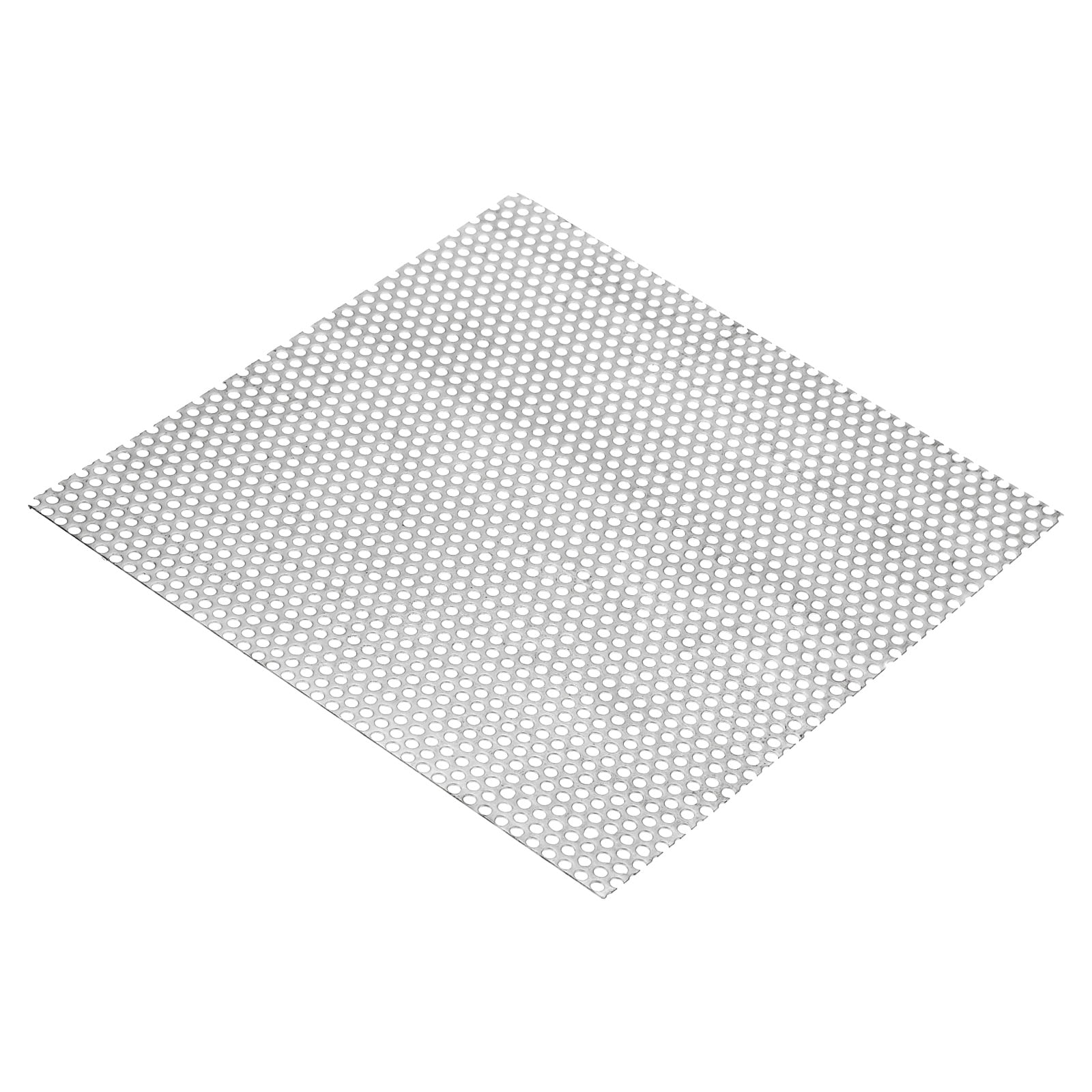 Uxcell 11.8"x11.8" 304 Stainless Steel Perforated Sheet, 0.2" Hole Metal Mesh Plate Screen