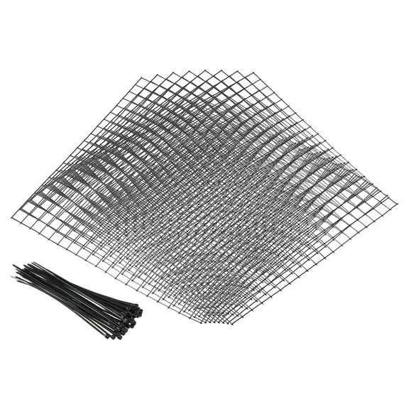 Uxcell 11.8"x11.8" Small Wire Plant Protectors Garden Square Wire Plant Cages 8 Pack