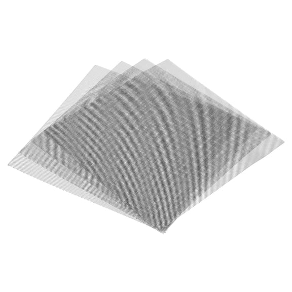 Uxcell 11.8"x11.8" Stainless Steel Woven Wire Mesh 20 Mesh Security Screen Mesh 4 Pack