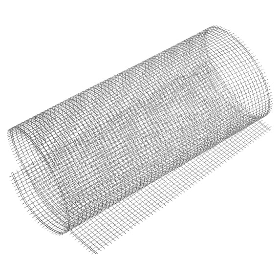 Uxcell 11.8"x23.6" Stainless Steel Woven Wire Mesh 5 Mesh Security Screen Mesh