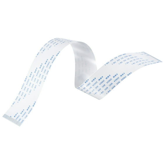 Uxcell 11.81'' 45 Pins FFC FPC Flat Flexible Cable (A Type) for LCD Laptop Plastic White 5pcs