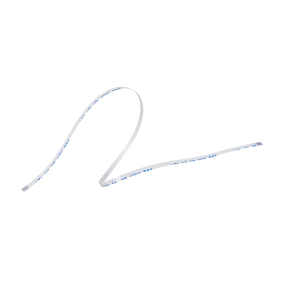Uxcell 11.81'' 5 Pins Flat Flexible Cable Ribbon Wire (A Type) Plastic White 10pcs