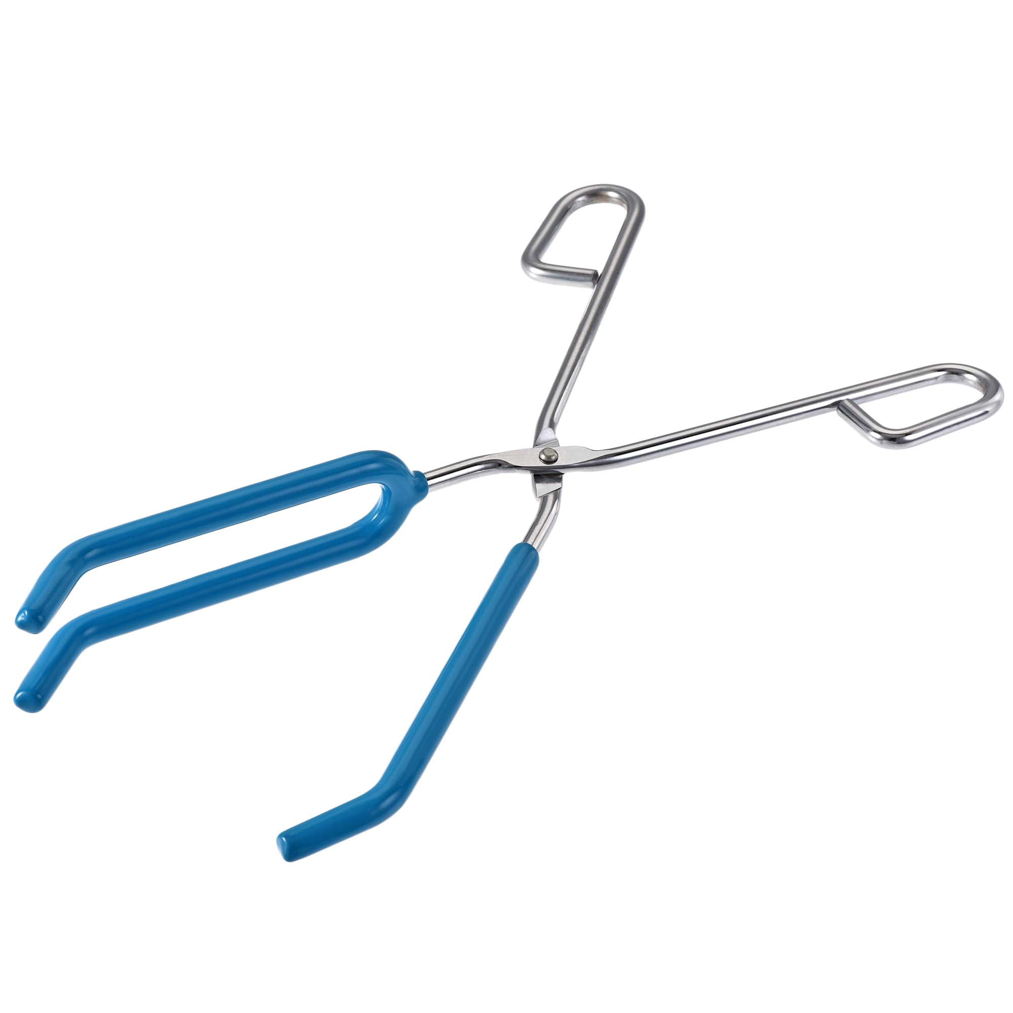 Uxcell 11.81inch 3 Prongs Stainless Steel Lab Beaker Tongs Opens up to