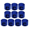 thumbnail image 1 of Uxcell 11.8x2.8" Soccer Captain Armband, Nylon Elastic Protective Arm Badge, Blue 10 Pack, 1 of 6
