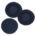 thumbnail image 1 of Uxcell 11" Bar Stool Cover, 3 Pack Stool Cushion Cover for 11"-16" Chair, Navy Blue, 1 of 6