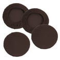 thumbnail image 1 of Uxcell 11" Bar Stool Cover 4 Pack Stool Cushion Cover 11"-14" Chair Brown, 1 of 7