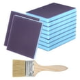 thumbnail image 1 of Uxcell 11 Pcs 100 x 120mm Sanding Block 1200-1500 Grit Dual-Use Sanding Sponges, Blue, 1 of 6