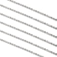 thumbnail image 1 of Uxcell 11 Yard/10m Crystal Rhinestone Close Chain Trim 2mm Trimming Claw Chain String for Crafts, White 1 Roll, 1 of 5
