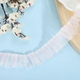 thumbnail image 1 of Uxcell Ruffle Lace Ribbon Trim Pleated Lace Fabric Trim 11 Yard Light Pink, 1 of 7
