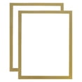 thumbnail image 1 of Uxcell 11" x 15" Inch Magnetic Self Adhesive Diamond Frames Suitable for 10" x 14" Picture, Golden 2Pcs, 1 of 5