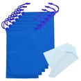 thumbnail image 1 of Uxcell 11"x7" Ski Goggle Bag Microfiber Goggle Pouch with Glasses Cloth Draw String, Blue 6 Pack, 1 of 6