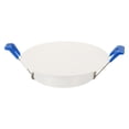 thumbnail image 1 of Uxcell 110mm/4.3" Round Ceiling Cover Plate, Downlight Hole Speaker Wall Hole Spring-Lock Decorative Steel Trim Cap Access Panel for 3.1-3.5" Ceiling or Drywall Openings, Matte White, 1 of 7