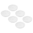 thumbnail image 1 of Uxcell 110mm OD Flush Type Hole Plug Tube Hole Fastener Pipe End Cap White 6 Pack, 1 of 4