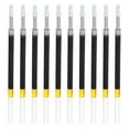 thumbnail image 1 of Uxcell 110mm Roller Pen Refills Black Gel Ink Pen Refill, Transparent Rod 100 Pcs, 1 of 5