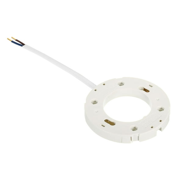 Uxcell 110mm Wire GX53 Light Base Socket Plastic Lamp Bulb Holder Connector