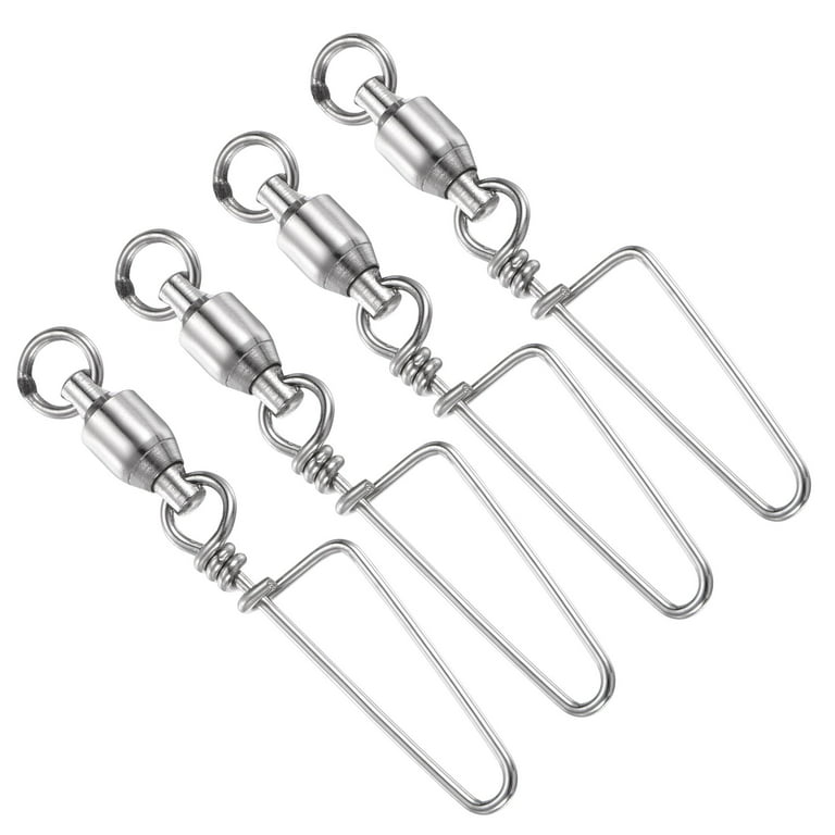 Uxcell 114LBS Stainless Steel Ball Bearing Fishing Snap Swivels, 20 Pack 