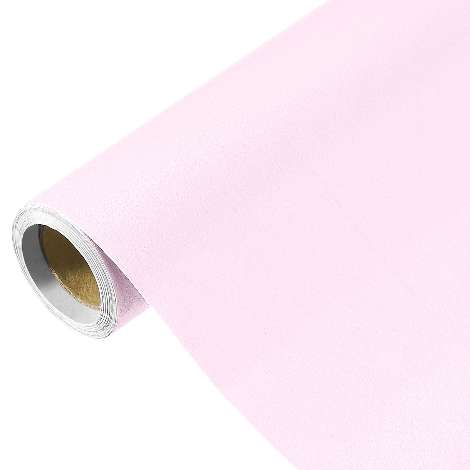 Uxcell 118" x 15.7" Pale Pink Wallpaper, Peel and Stick Wallpaper, Pale Pink Contact Paper Vinyl Wall Paper