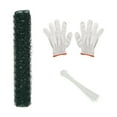 thumbnail image 1 of Uxcell 118"x14" Chicken Wire Mesh 0.6 Inch Hexagonal PVC Coated Chicken Wire Fencing with Zip Ties and Gloves, 1 of 6