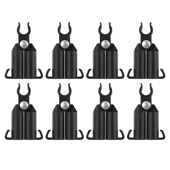 Uxcell 11Pcs 8mm Adjustable A-type Plant Trellis Connectors Clips for Bracket Shelf Rods