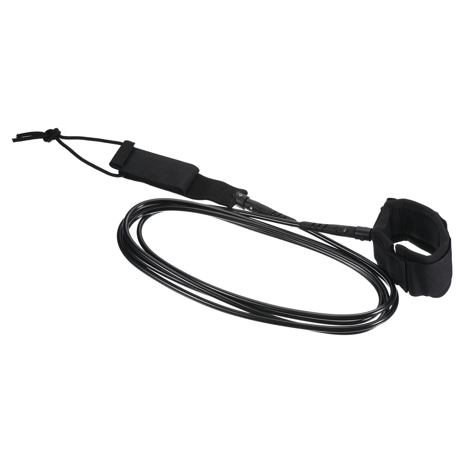 Uxcell 11ft x 7.2mm Surfboard Leash Straight Leashes Leg Rope with Key