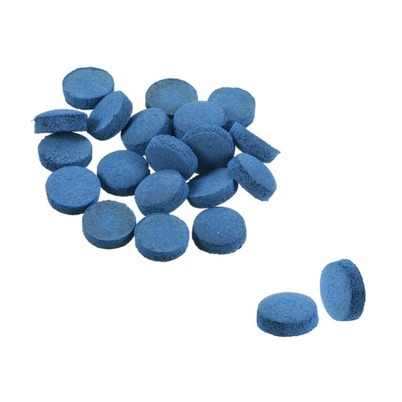 Uxcell 11mm Dia Pool Cue Tips Snooker Billiard Cue Tips Pool Stick Tips, Blue 20 Pack